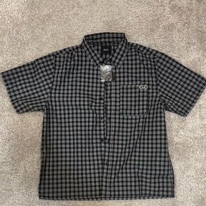 HUF Black and Gray Plaid Men's Shirt - BRAND NEW